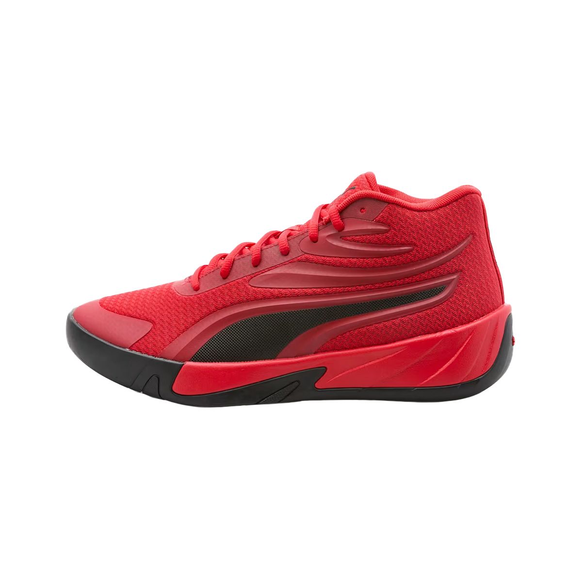 PUMA - Zapatillas Básquetbol Hombre Court Pro Puma Rojas/Negras