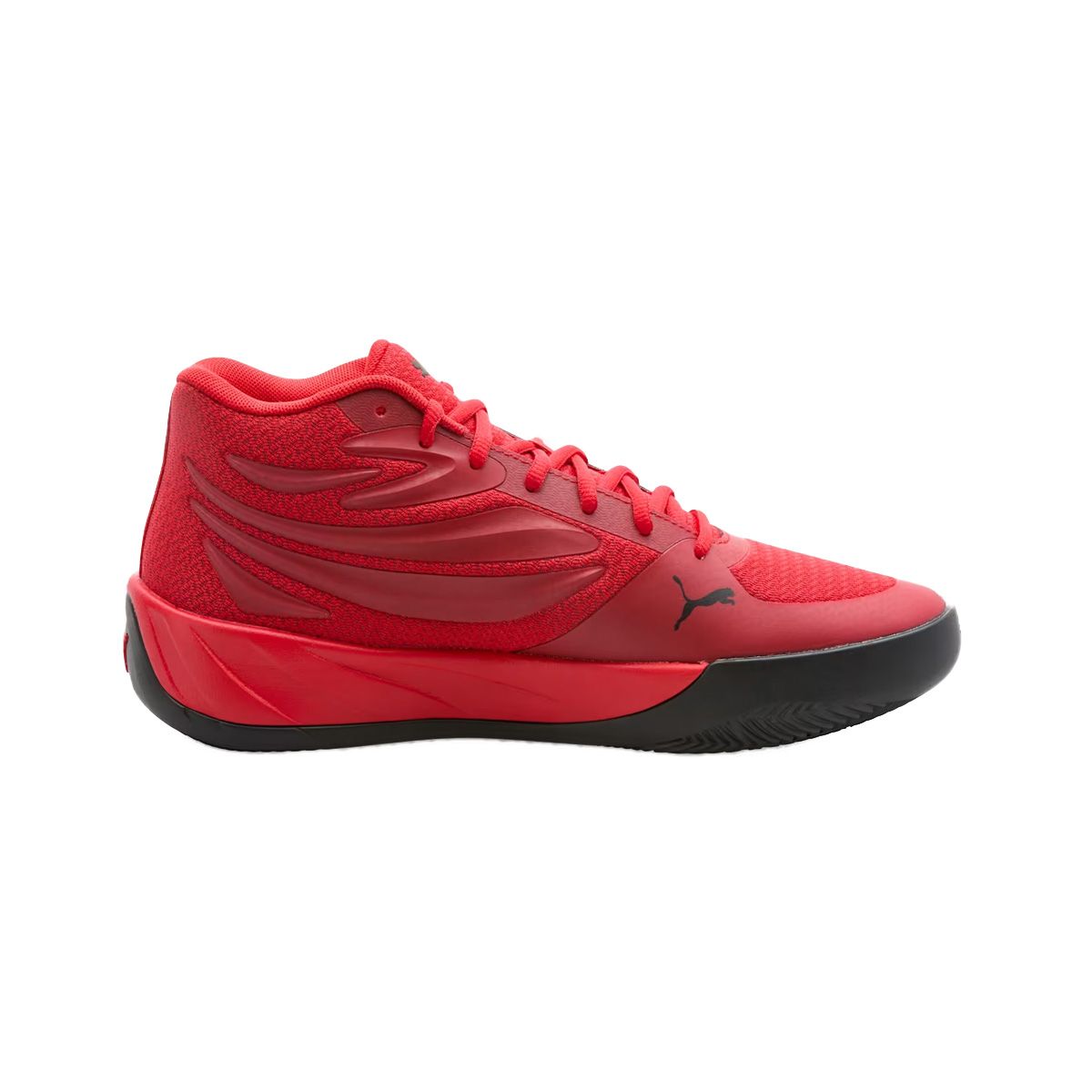 PUMA - Zapatillas Básquetbol Hombre Court Pro Puma Rojas/Negras