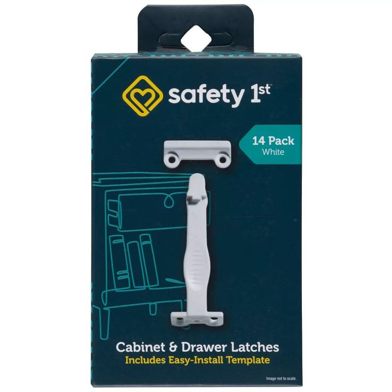 SAFETY 1ST - Pack 14 Un. Seguros para Cajones y Armarios SAFETY 1ST