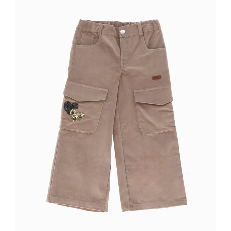 LIMONADA - Pantalón niña cargo beige Limonada