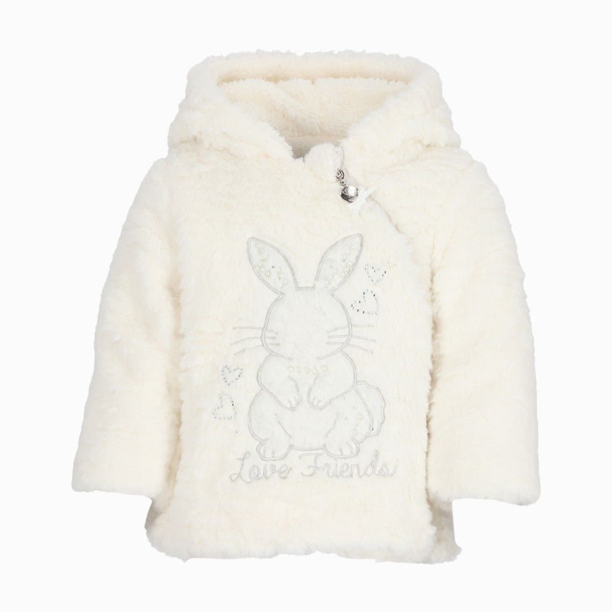 LIMONADA - Chaqueta bebé con conejo blanco Limonada
