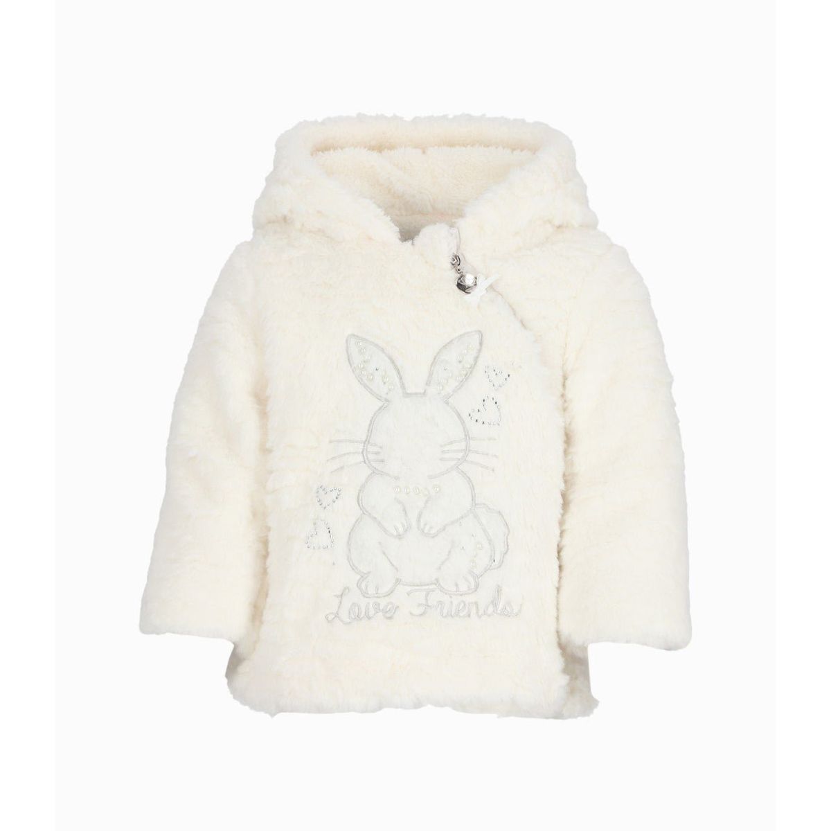 LIMONADA - Chaqueta bebé con conejo blanco Limonada