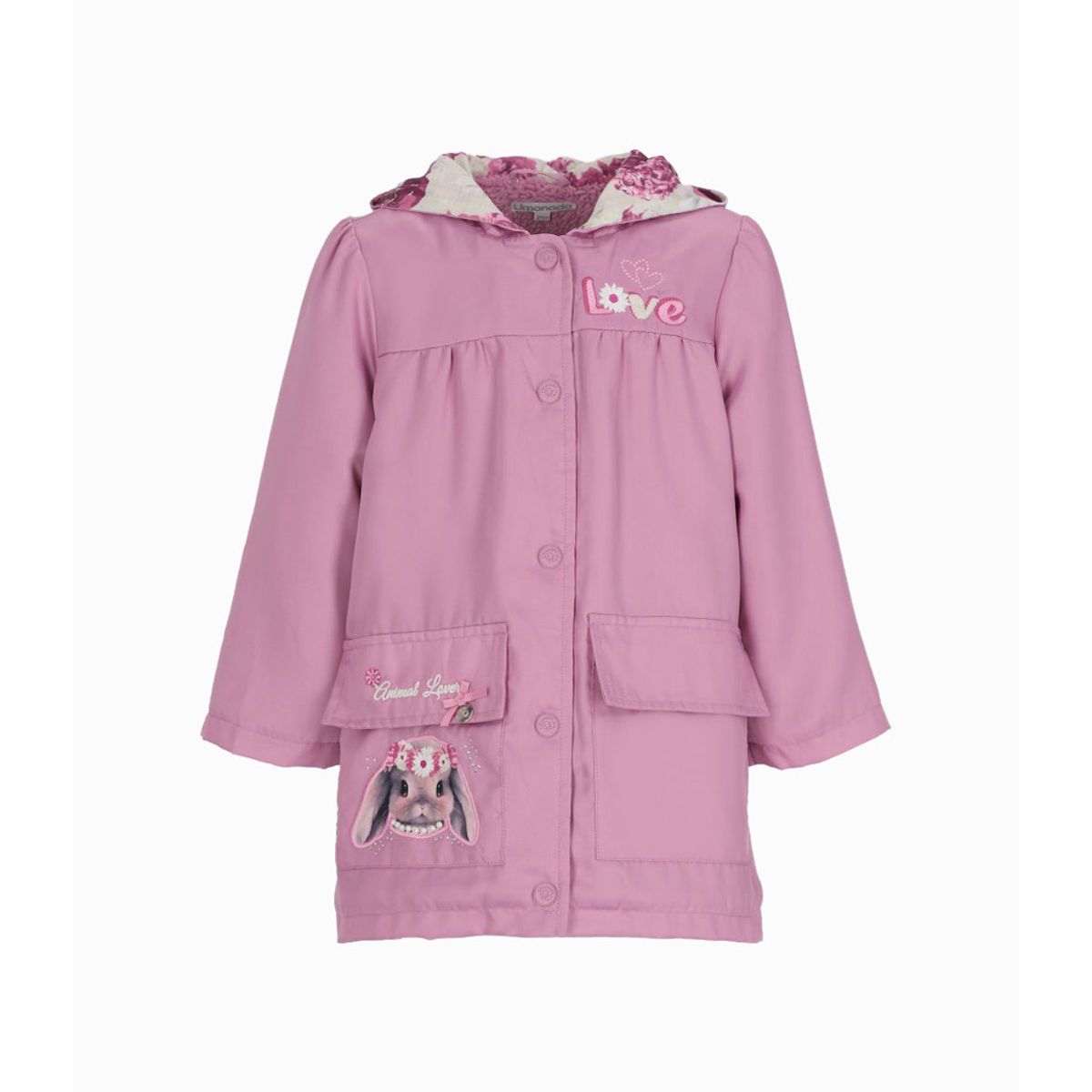 LIMONADA - Chaqueta bebé love palo rosa Limonada