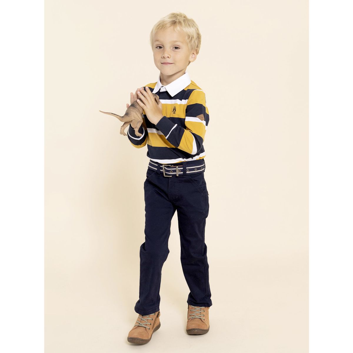 HUSH PUPPIES - Pantalon Belt Niño Azul HUSH PUPPIES