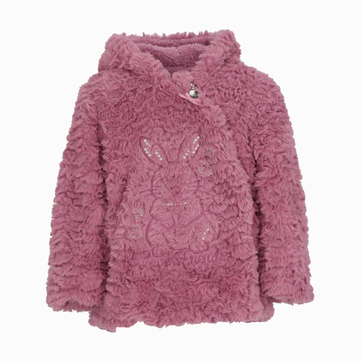 LIMONADA - Chaqueta bebé con conejo palo rosa Limonada