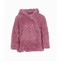 Chaqueta bebé con conejo palo rosa