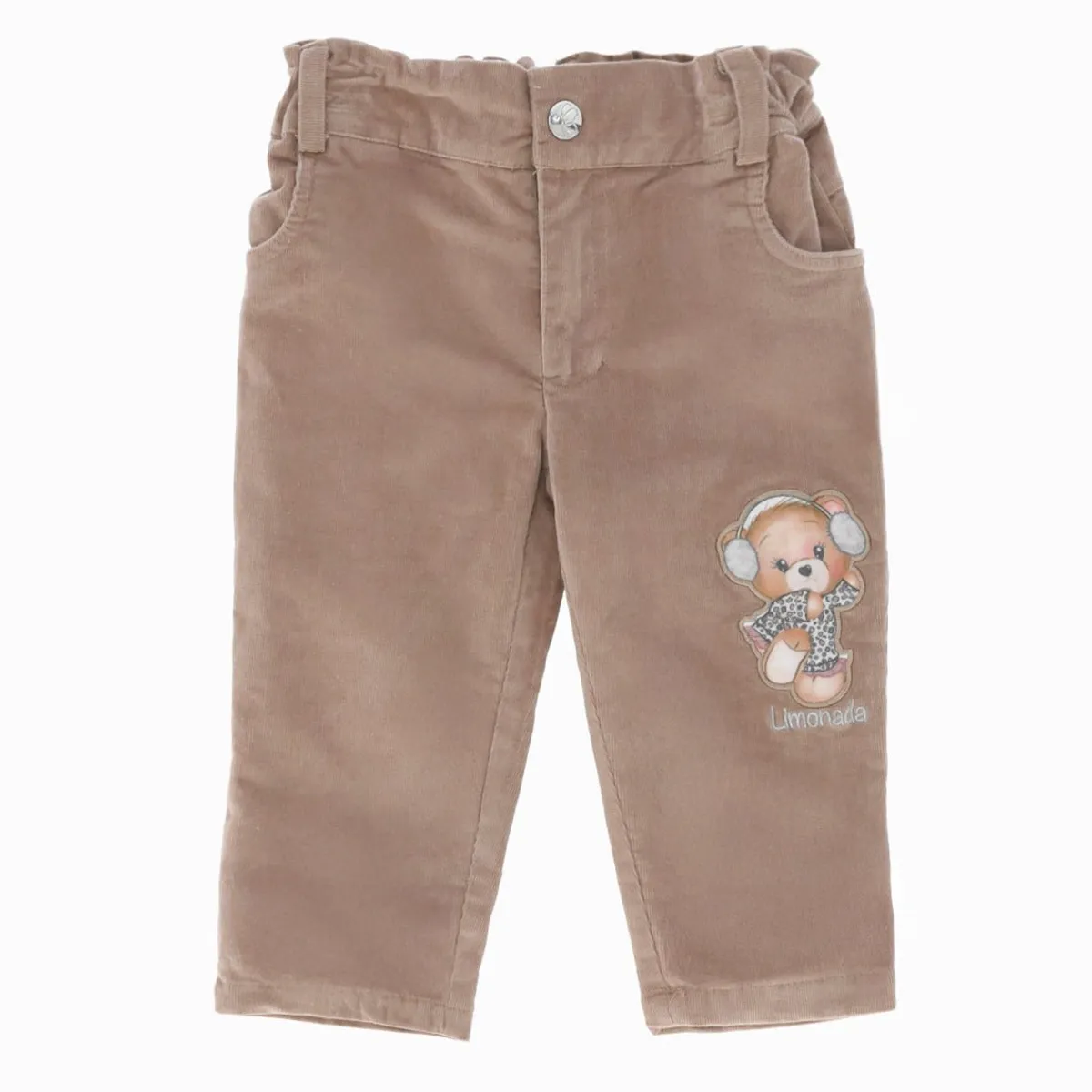 LIMONADA - Pantalón bebés con osito beige Limonada