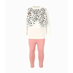 LIMONADA - Conjunto bebés con bolero rosa