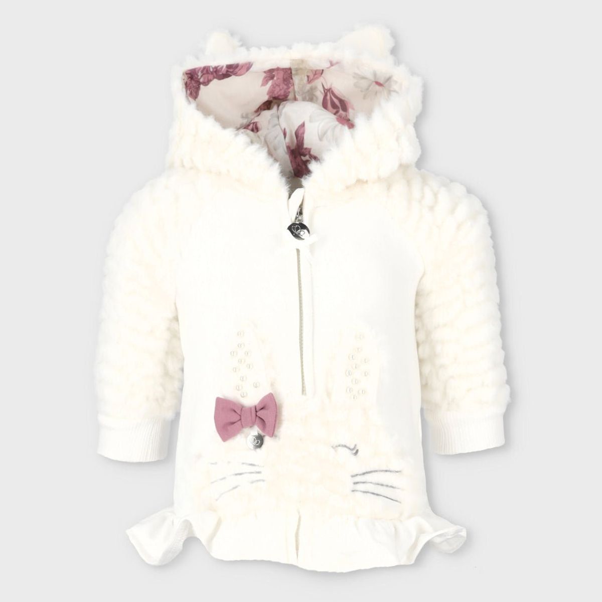 LIMONADA - Polerón bebé con polar blanco Limonada