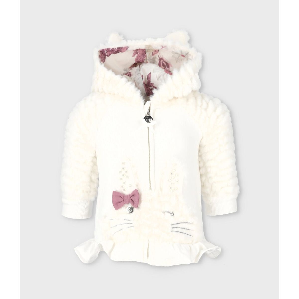 LIMONADA - Polerón bebé con polar blanco Limonada