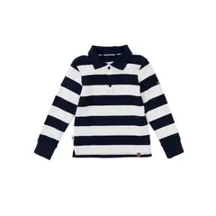 HUSH PUPPIES - Polera Manga Larga Roger Niño Azul