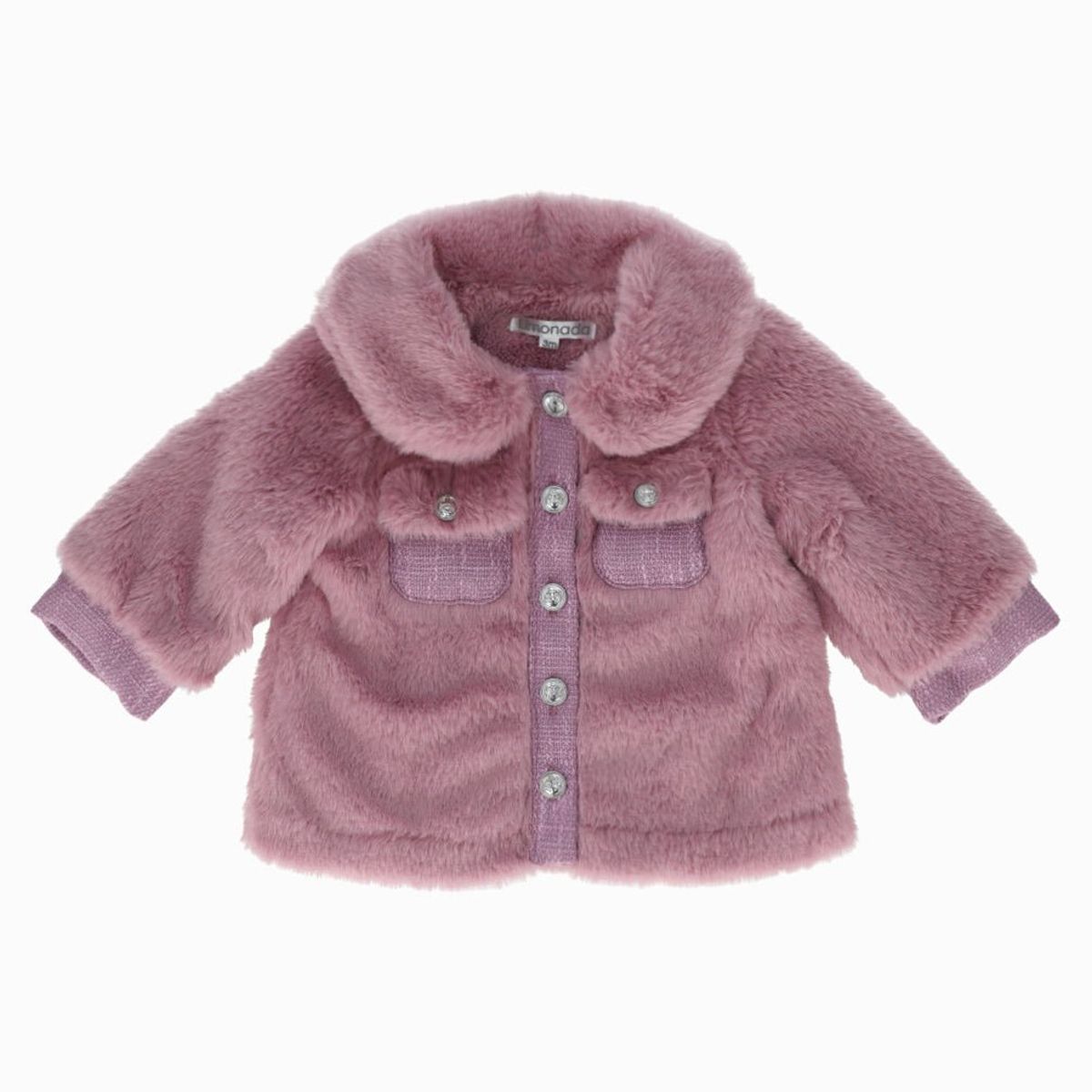 LIMONADA - Chaqueta bebés sherpa blanco Limonada