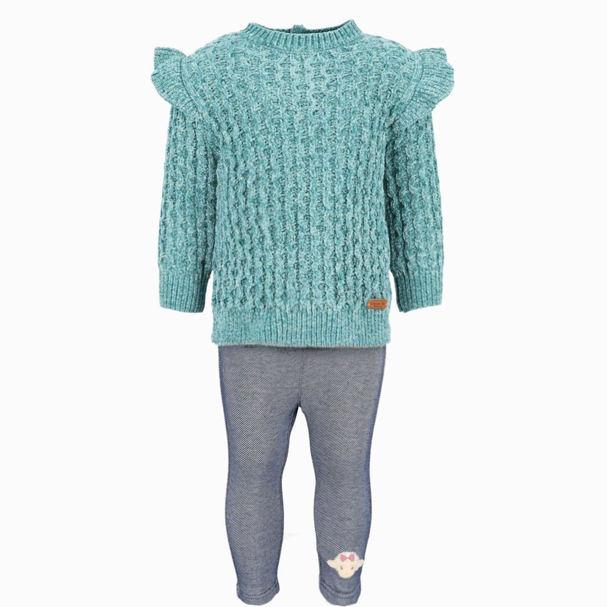 LIMONADA - Conjunto bebés tejido Petroleo Limonada