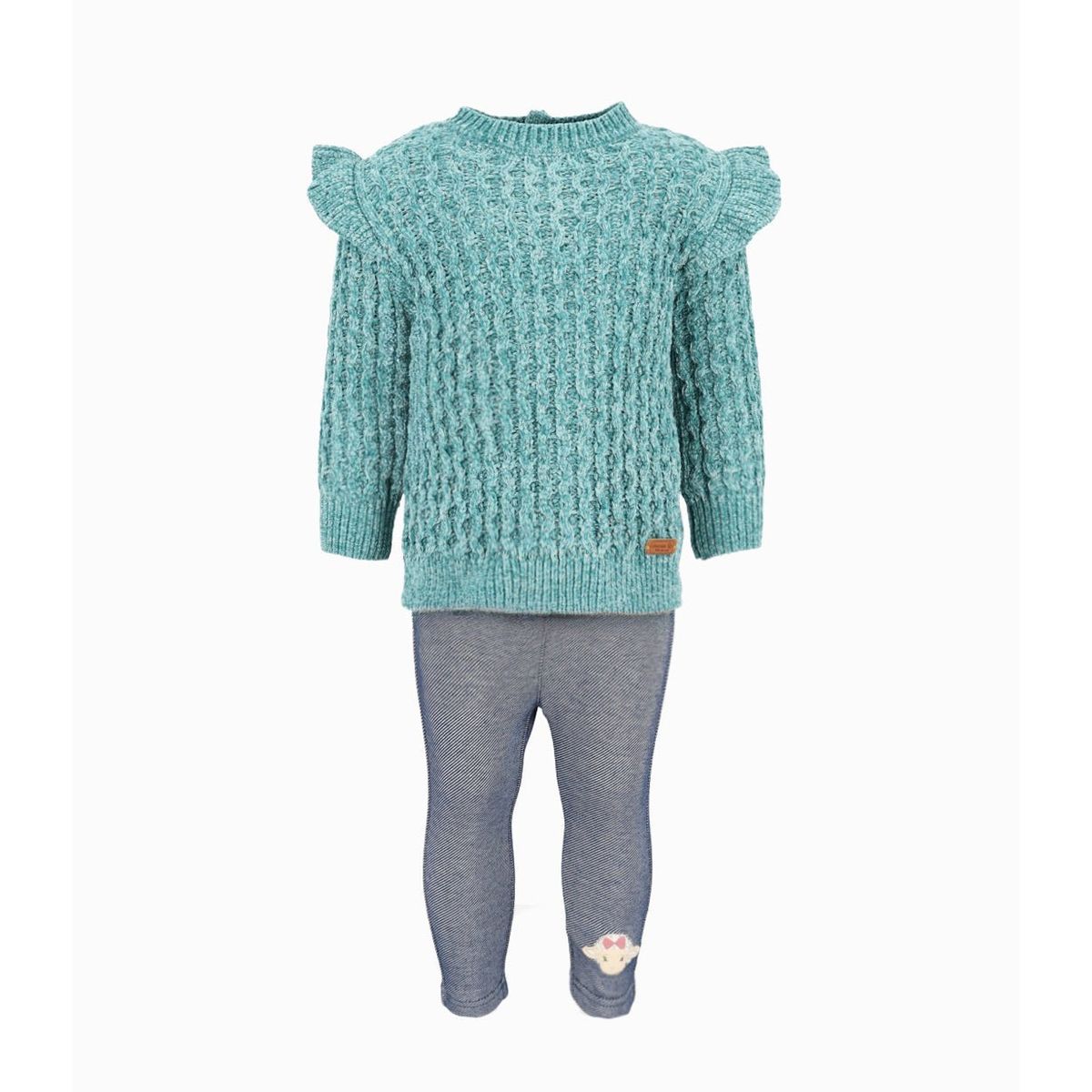 LIMONADA - Conjunto bebés tejido Petroleo Limonada