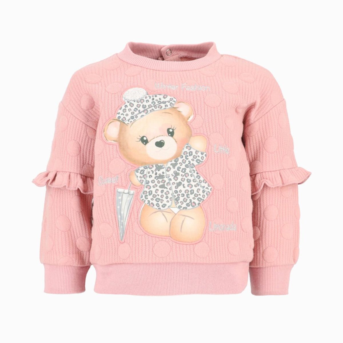 LIMONADA - Polerón bebés con diseño palo rosa Limonada