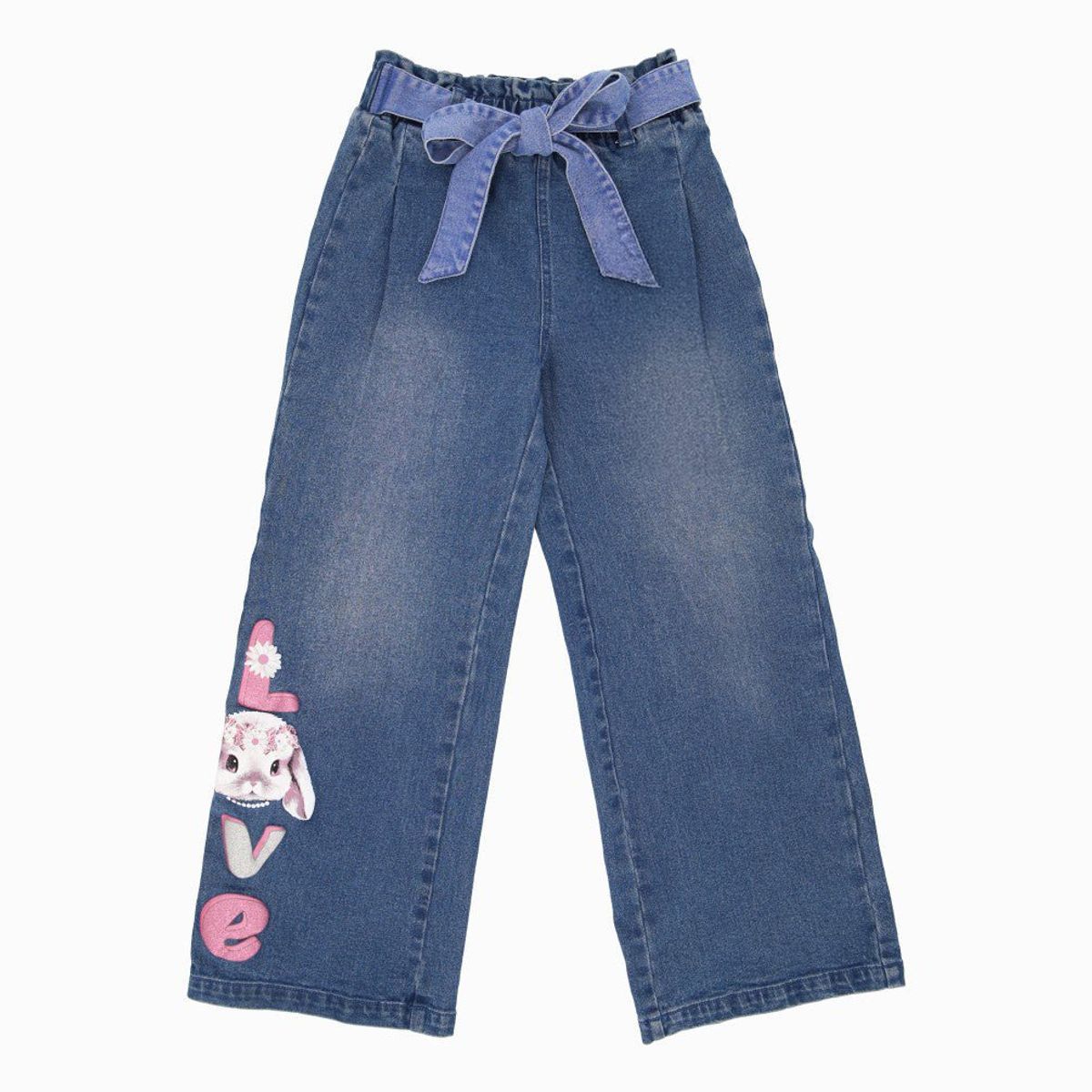 LIMONADA - Jeans bebé love celeste Limonada