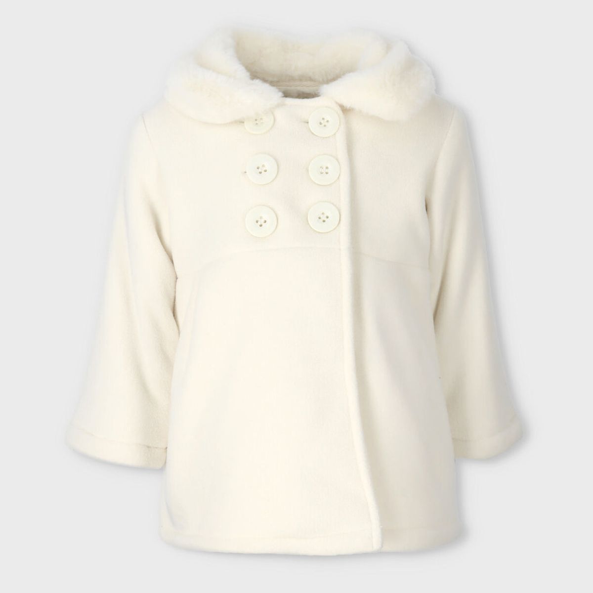 LIMONADA - Abrigo bebés micropolar blanco Limonada