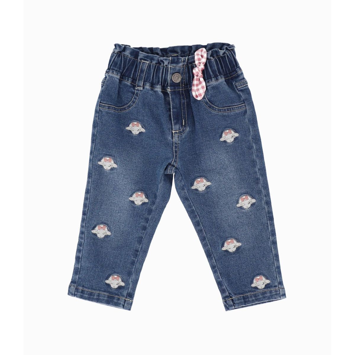 LIMONADA - Jeans bebés con ovejas azul marino Limonada