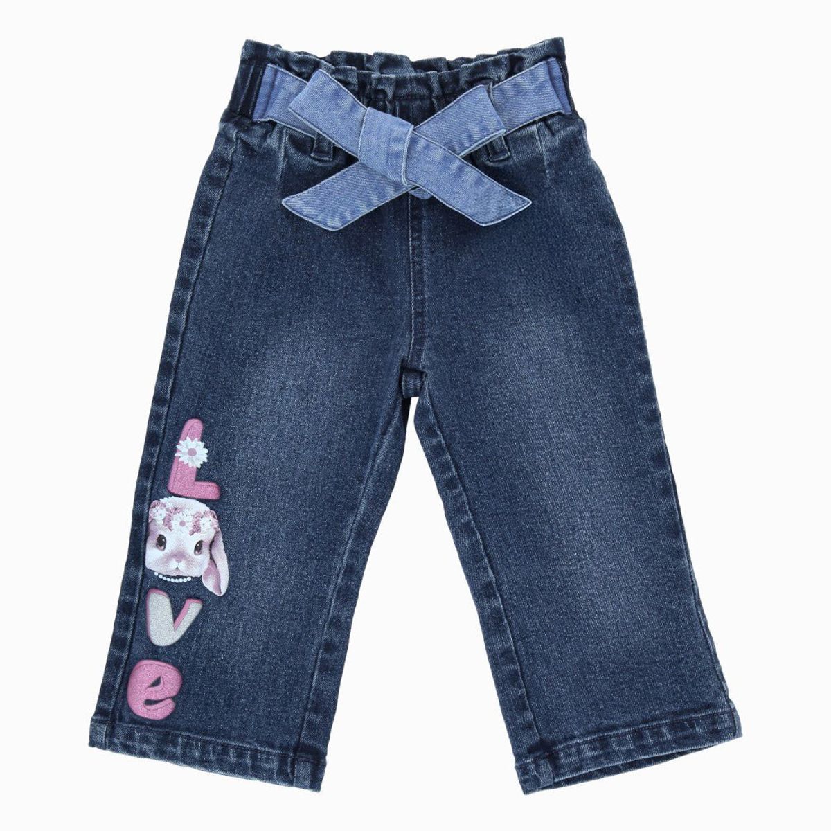 LIMONADA - Jeans bebé love azul marino Limonada