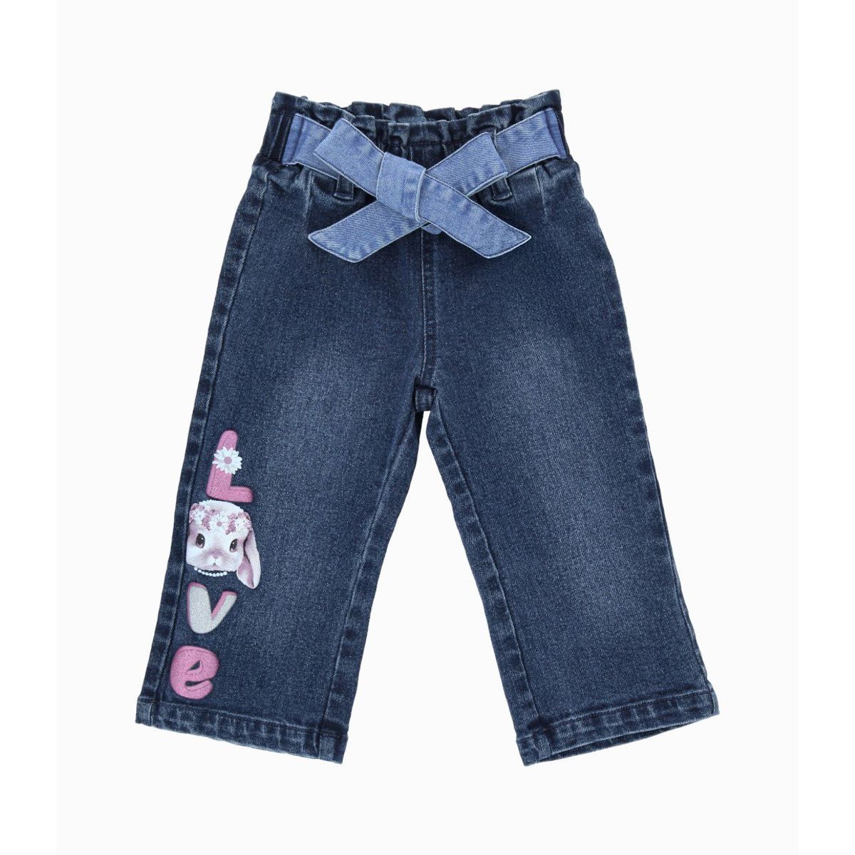 LIMONADA - Jeans bebé love azul marino Limonada