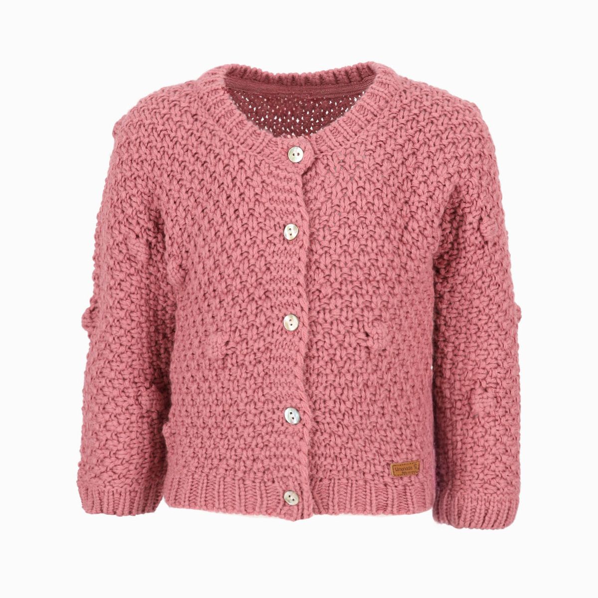 LIMONADA - Chaleco bebés tejido burdeo Limonada