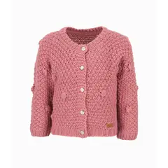 LIMONADA - Chaleco bebés tejido burdeo