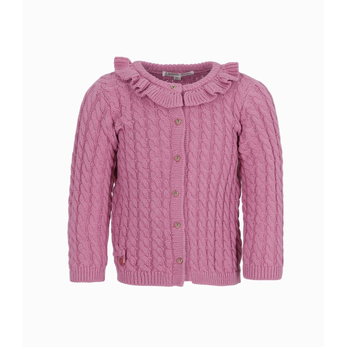 LIMONADA - Chaleco bebé tejido blanco Limonada