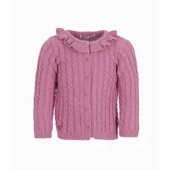 LIMONADA - Chaleco bebé tejido blanco