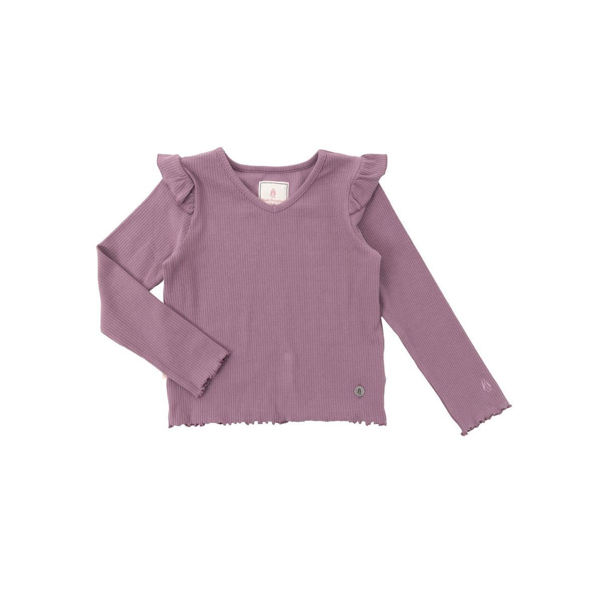HUSH PUPPIES - Polera Manga Larga Lupe Niña Morado HUSH PUPPIES