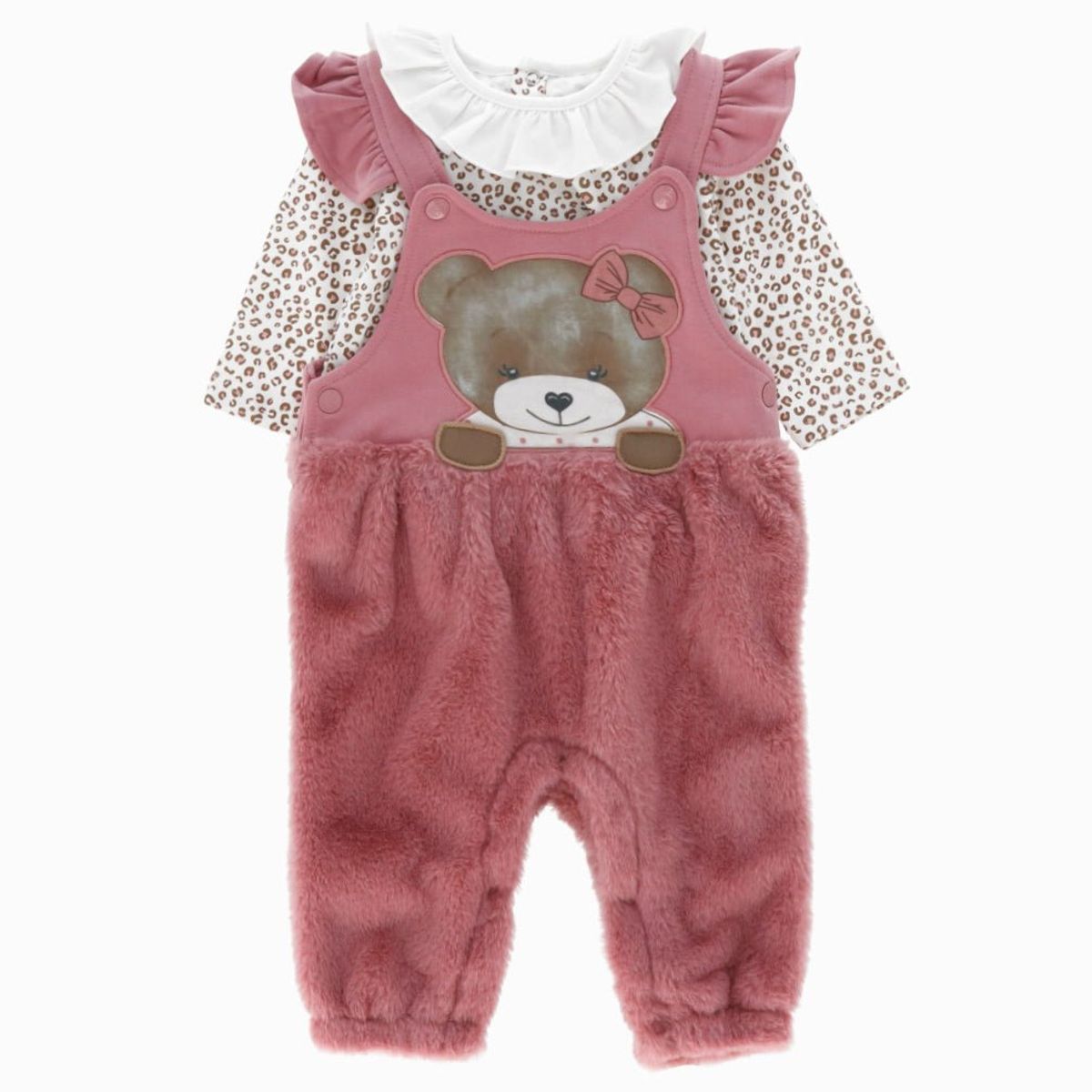 LIMONADA - Jardinera recién nacida animal print palo rosa Limonada