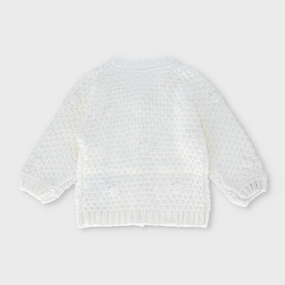 LIMONADA - Chaleco bebés tejido blanco Limonada