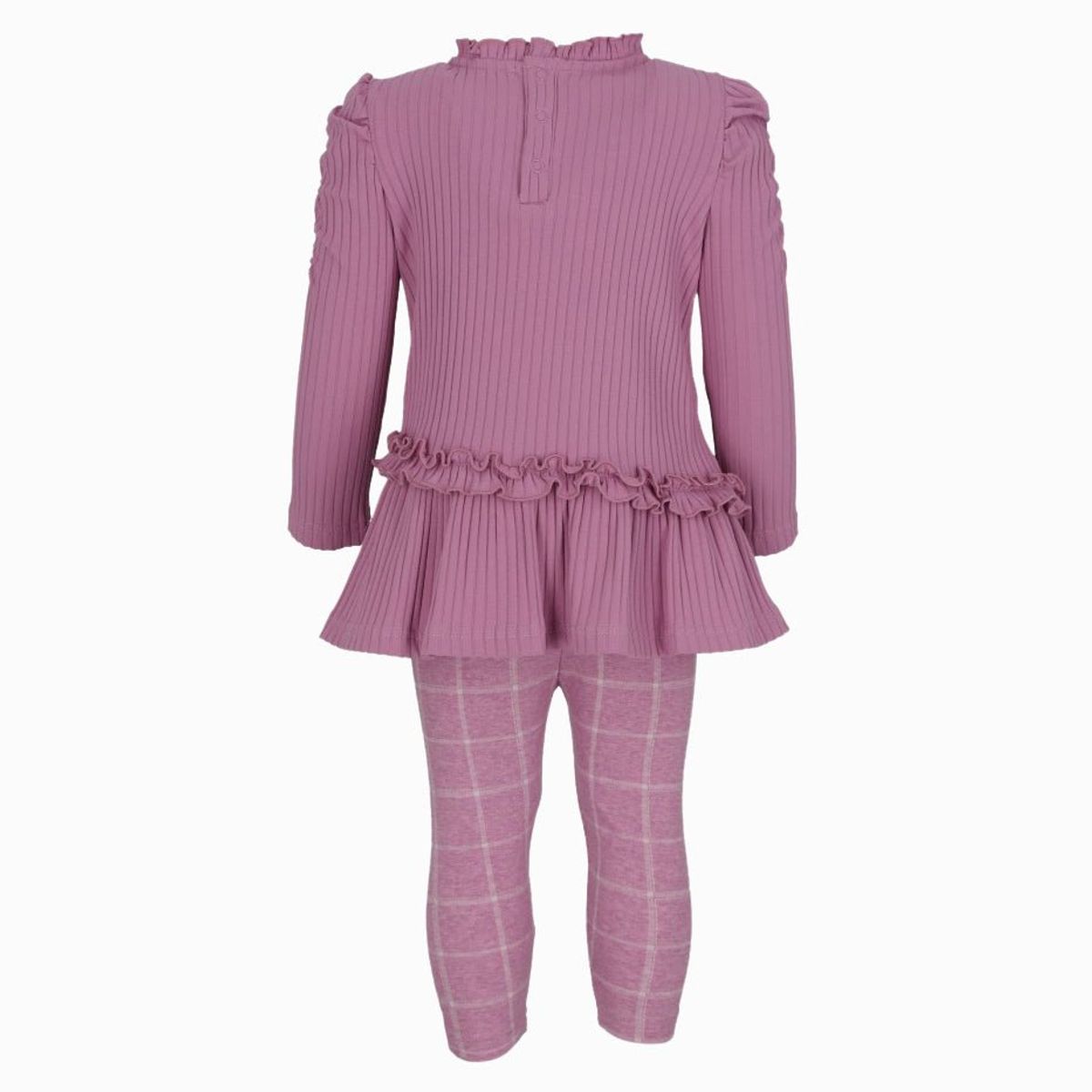 LIMONADA - Conjunto bebé de polera y calzas palo rosa Limonada