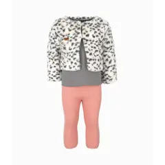 LIMONADA - Conjunto bebés 3 piezas palo rosa