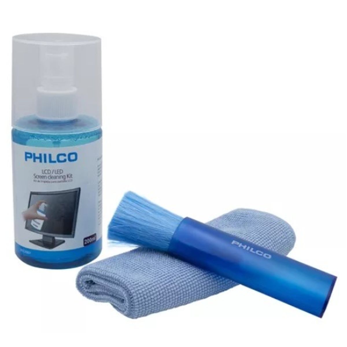 PHILCO - Kit de Limpieza 3 en 1 PHILCO Pantallas  200ml