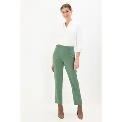 MA GRIFFE - Pantalon Verde Musgo Mujer Magriffe