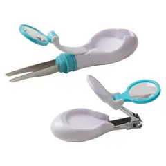 SAFETY 1ST - Cortauñas y Pinzas con Lupa Clear View