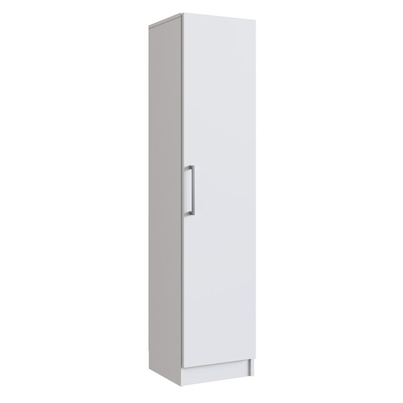 BE DESIGN - ESTANTE UNA PUERTA CON 5 ESPACIOS BLANCO LINEA SLIM
