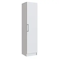BE DESIGN - ESTANTE UNA PUERTA CON 5 ESPACIOS BLANCO LINEA SLIM