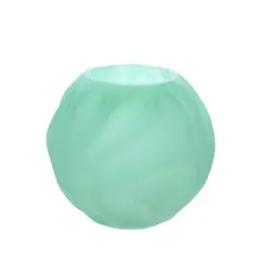 SOHOGAR - Pecera de vidrio verde menta 15 Cm