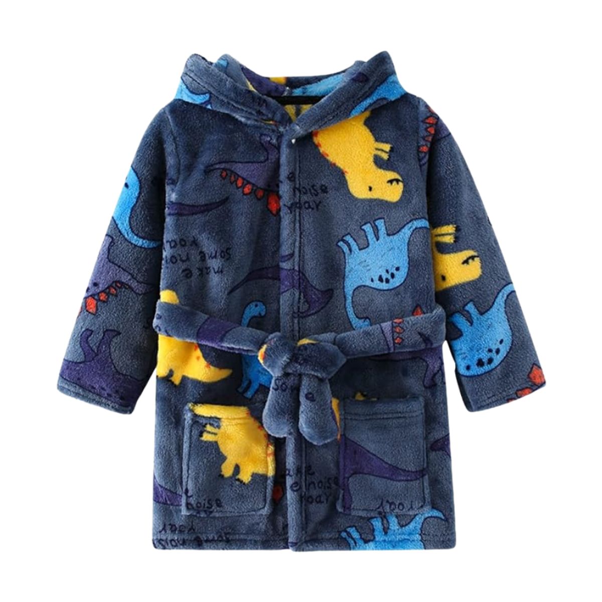 JUMP KIDS - Bata Albornoz De Polar Con Capucha para Niños 5 a 8 años