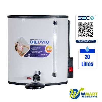 Imagen 2 del producto Calefón Ducha Eléctrica Diluvio Blanco