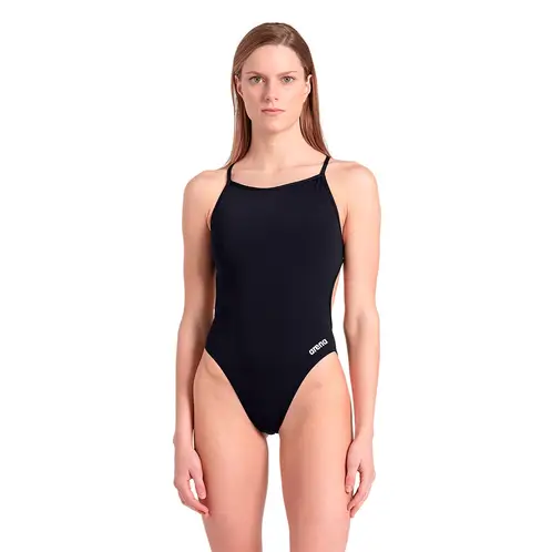 ARENA - Traje De Baño Mujer Lace Back Solid Bl