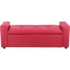 BODEVIR - Banqueta Baul Lawin 2C PU 30 Rojo