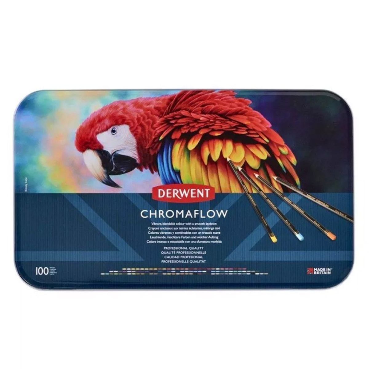 DERWENT - Set 100 Lápices de Colores Derwent Chromaflow