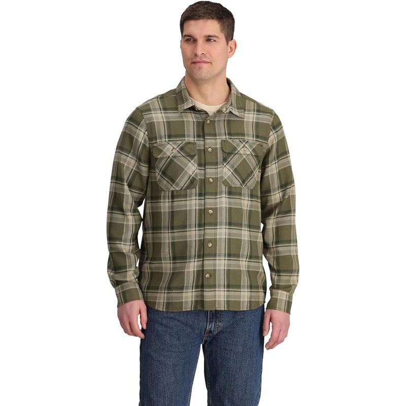 OUTDOOR RESEARCH - Camisa Hombre Feedback Flannel Verde Outdoor Research