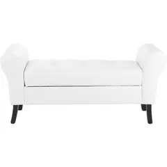 BODEVIR - Banqueta Baul Lua 2C PU 20 Blanco