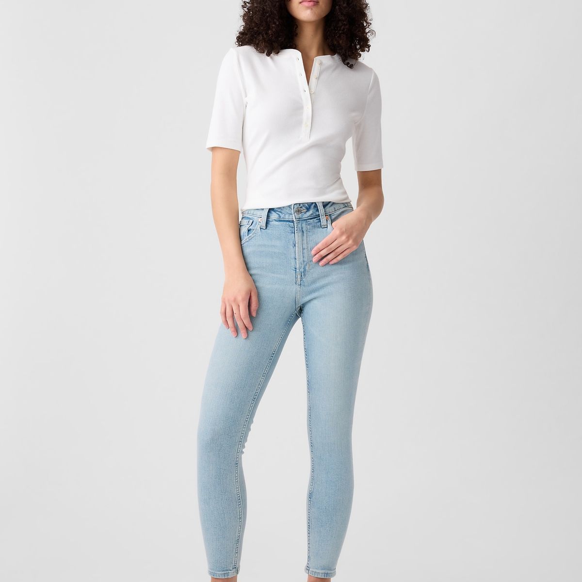 GAP - Jeans Mujer Legging Azul GAP