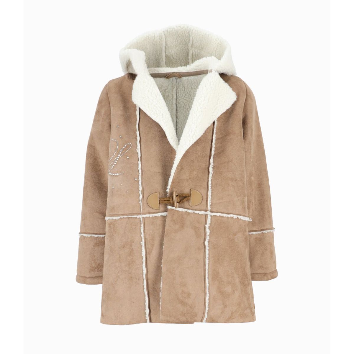 LIMONADA - Abrigo niña gamulán beige Limonada