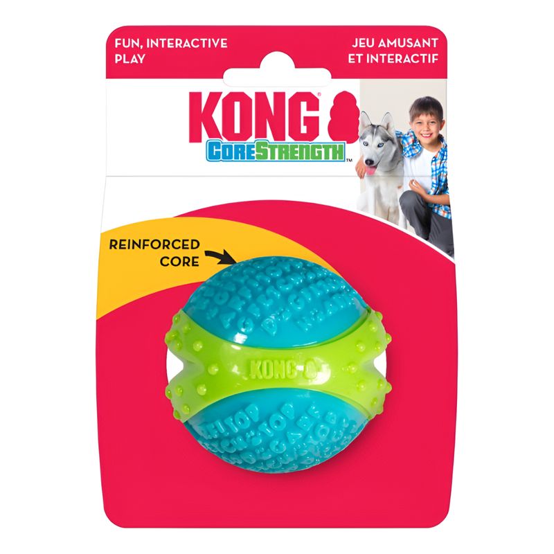 KONG - Kong Corestrength Ball L Pelota Juguete Dental Con Textura