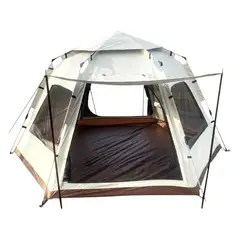GENERICO - Carpa Automática Hexagonal Para 6 Personas 240x280x160
